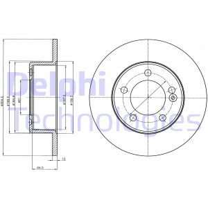 Диск тормозной Delphi BG4321