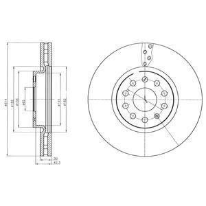 Диск тормозной Delphi BG4330C (фото 1)