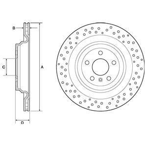 Диск тормозной Delphi BG4699C