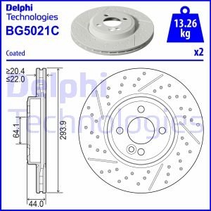 Диск тормознойPRZOD Delphi BG5021C (фото 1)