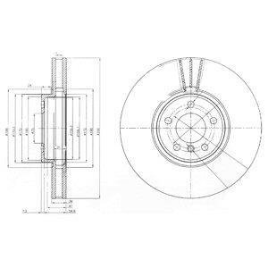 Гальмівний диск Delphi BG9004