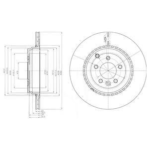 Тормозной диск Delphi BG9082C