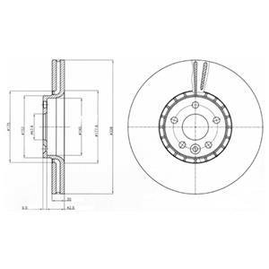 Тормозной диск Delphi BG9085