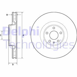 Тормозной диск Delphi BG9172C (фото 1)