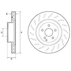 Диск тормозной Delphi BG9188C (фото 1)