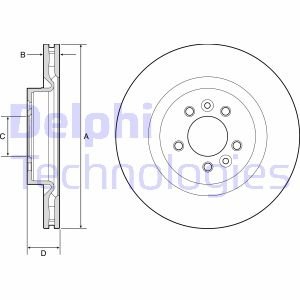 Диск тормозной Delphi BG9204C (фото 1)