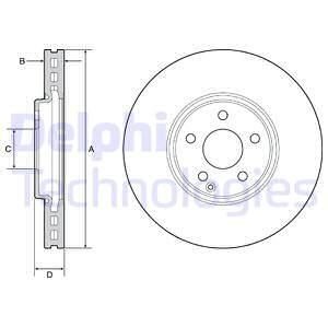 Тормозные диски Delphi BG9210C (фото 1)