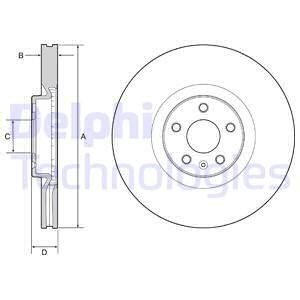 Диск тормознойPRZOD Delphi BG9231C