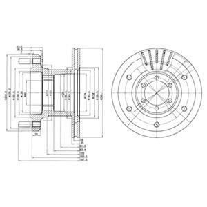 Тормозные диски Delphi BG9453