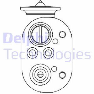 Розширювальний клапан кондицiонера Delphi CB1001V