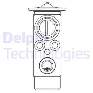 Расширительный клапан кондиционера Delphi CB1024V