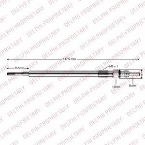 СВЕЧКА РАЗЖАРЕНИЯ Delphi HDS428