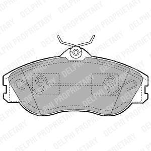 Тормозные колодки Delphi LP1445