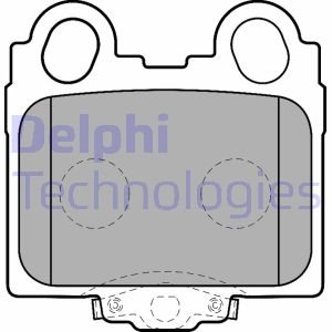 Тормозные колодки, дисковые. Delphi LP1510