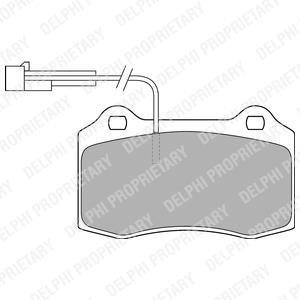Тормозные колодки Delphi LP1543