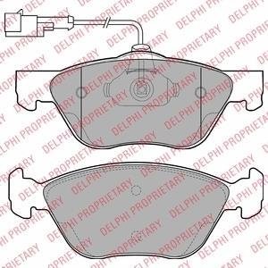 Тормозные колодки Delphi LP1587