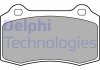 Тормозные колодки, дисковые. Delphi LP1700 (фото 1)