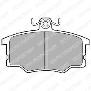 Тормозные колодки Delphi LP179