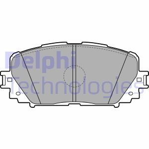 Тормозные колодки, дисковые. Delphi LP2123