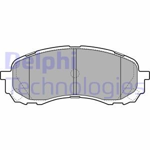 Тормозные колодки, дисковый тормоз (набор) Delphi LP2128