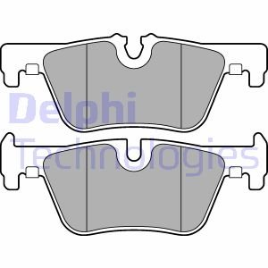 Тормозные колодки, дисковые. Delphi LP2286