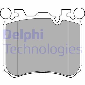 Тормозные колодки, дисковые. Delphi LP2287