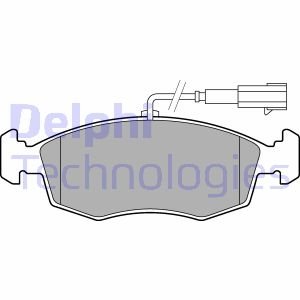 Тормозные колодки, дисковые. Delphi LP2288