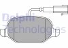 Гальмівні колодки, дискове гальмо (набір) Delphi LP2300 (фото 1)