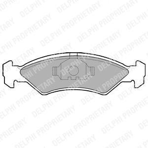 Гальмівні(тормозні) колодки Delphi LP351