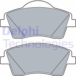 Комплект гальмівних колодок передній Delphi LP3528