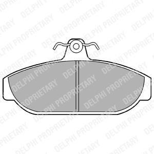 Тормозные колодки Delphi LP437