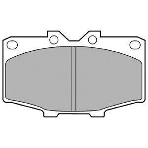 Гальмівні колодки, дискове гальмо (набір) Delphi LP448