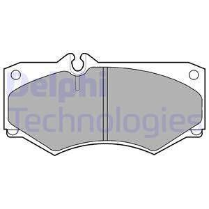 Тормозные колодки Delphi LP468