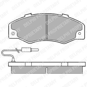 Тормозные колодки Delphi LP489