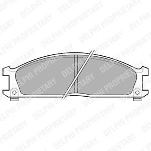 Тормозные колодки Delphi LP543