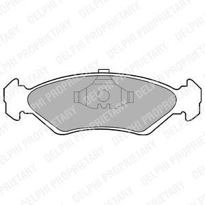 Гальмівні(тормозні) колодки Delphi LP591