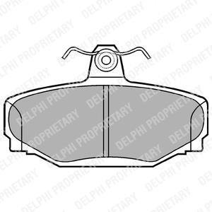 Тормозные колодки Delphi LP637