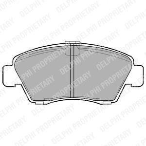 Тормозные колодки Delphi LP810