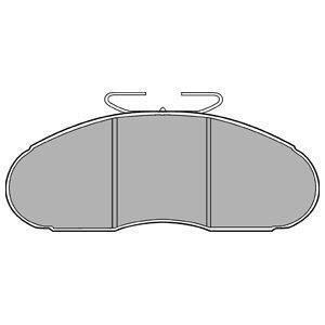 Тормозные колодки, дисковый тормоз (набор) Delphi LP828