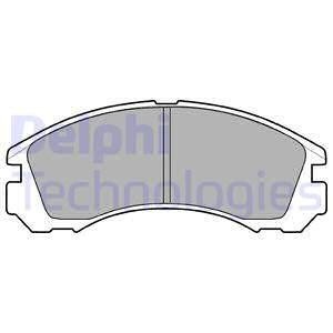 Комплект тормозных колодок, дисковый тормоз Delphi LP871