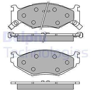 Тормозные колодки Delphi LP891