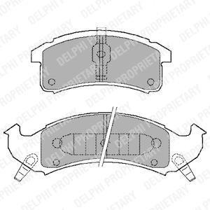 Тормозные колодки Delphi LP897