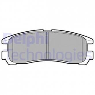 Комплект тормозных колодок, дисковый тормоз Delphi LP955