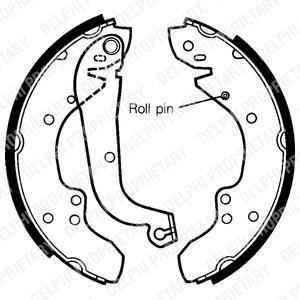 Барабанні(тормозні) колодки Delphi LS1295