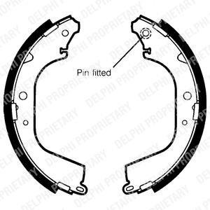 Барабанные(тормозные) колодки Delphi LS1406