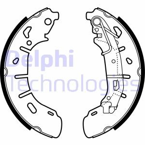 Тормозные колодки, барабанные Delphi LS2050