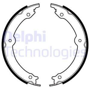 Тормозные колодки барабанные Delphi LS2152