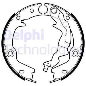 Тормозные колодки, барабанные Delphi LS2161