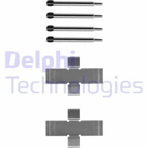 Монтажный компл.,тормоз.колодки Delphi LX0006