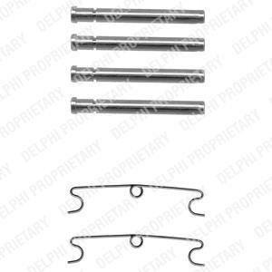 Ремкомплект тормозных колодок Delphi LX0170